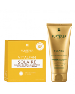 René Furterer Vitalfan Solar Kit Cápsulas + Shampoo Nutri-Reparador