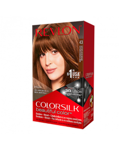 Revlon Colorsilk Coloração Permanente 43 Castanho Dourado Médio