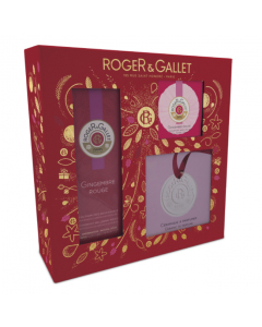 Roger Gallet Coffret Rituais Fragrâncias Gingembre Rouge