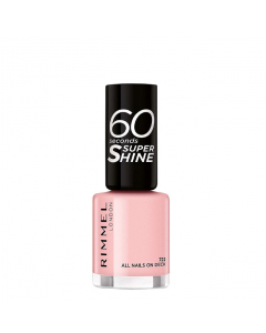 Rimmel 60 Seconds Super Shine Verniz Cor 722 All Nails On Deck 8ml