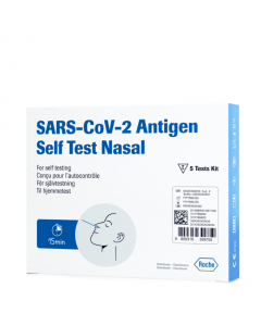 Roche SARS-CoV-2 Autoteste COVID-19 Nasal 5un.