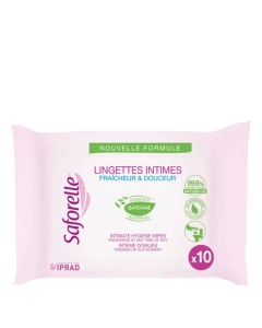 Saforelle Toalhetes Íntimos Suaves 10un.