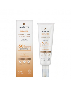 Sesderma Repaskin SPF50 Protetor Solar com Cor Toque Seda 50ml