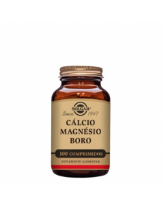 Solgar Cálcio Magnésio e Boro Comprimidos 100un. 