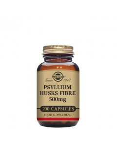 Solgar Fibra de Psílio 500mg Cápsulas Vegetais 200un.