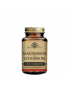 Solgar Magnésio e Vitamina B6 Cápsulas 250un.