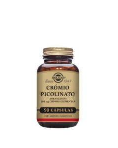 Solgar Picolinato de Crómio 200μg Cápsulas 90un.