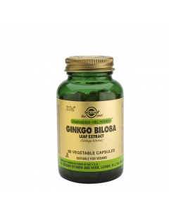 Solgar Gingko Biloba Extrato de Folha Cápsulas 60un.