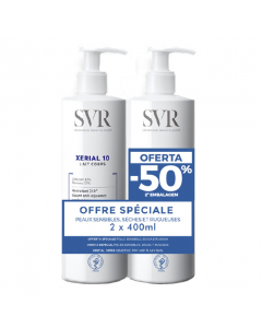 SVR Xérial 10 Pack Leite Corporal Ultra Hidratante 2x400ml