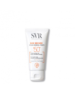 SVR Sun Secure Minéral Teinté SPF50+ Creme Solar de Cor Peles Normais e Mistas 50ml