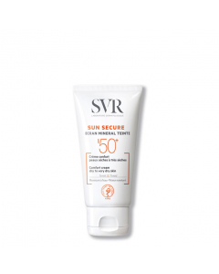 SVR Sun Secure Minéral Teinté SPF50+ Creme Solar de Cor Peles Secas 50ml