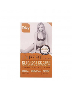 Taky Expert Bandas Cera Depilatória Corpo 12un.