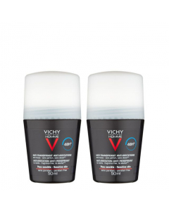 Vichy Pack Homme Desodorizante Anti-Irritações Roll-On 48h Preço Especial 2x50ml