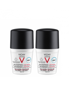 Vichy Pack Homme Desodorizante Antitranspirante Roll-On 48h Preço Especial 2x50ml