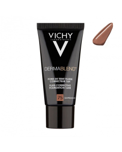 Vichy Dermablend Fond Teint Base Fluida Cor 75 Expresso 30ml