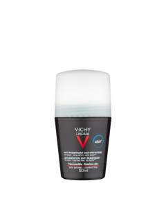 Vichy Homme Deo 48h Roll-On Peles Sensíveis 50ml