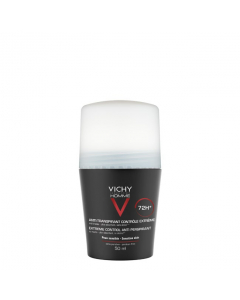 Vichy Homme Desodorizante Antitranspirante Controlo Extremo 72h 50ml