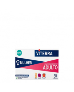 Viterra Mulher Suplemento Multivitamínico Adulto Comprimidos 30un.