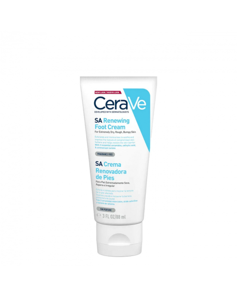 Cerave SA Renewing Foot Cream Creme Pés Hidratante e Reparador 88ml