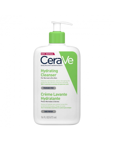 Cerave Hydrating Cleanser Creme de Limpeza Hidratante-473ml
