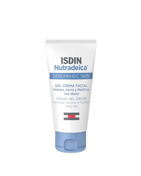 Isdin Nutradeica Gel Creme Facial Antivermelhidão e Descamação 50ml